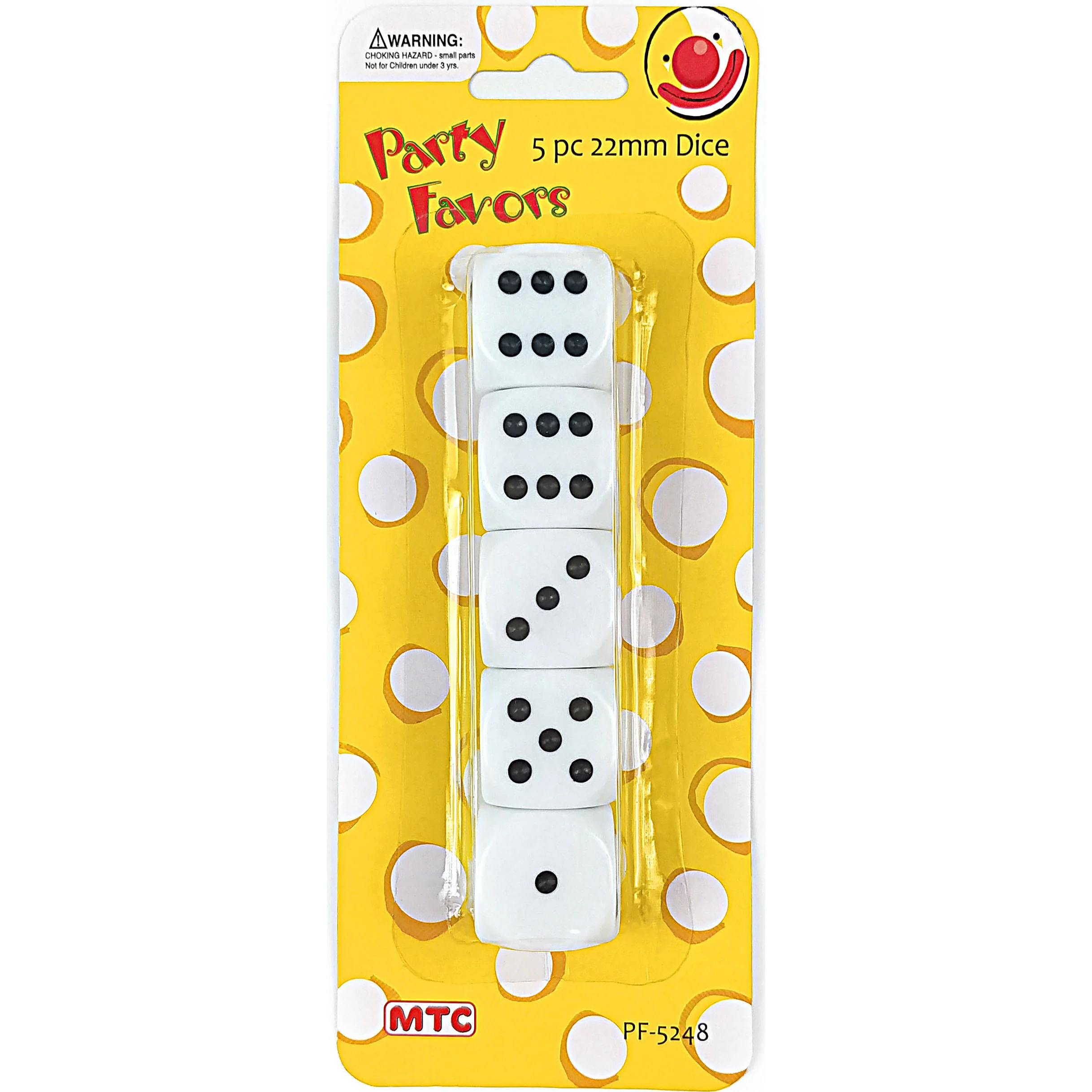 PARTY FAVOR DICE 5 PACK
